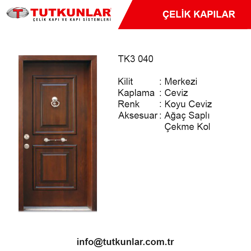 Çelik Kapı TK3 040